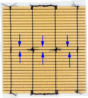 井戸蓋・黄竹(千年丸竹38φ)-人工竹-の二枚仕様